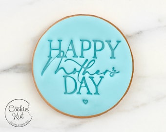 Happy Mother's Day Style 3 - Mother's Day Fondant Stamp