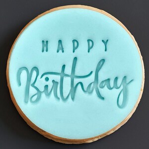 Happy Birthday Embosser Stamp - Style 5