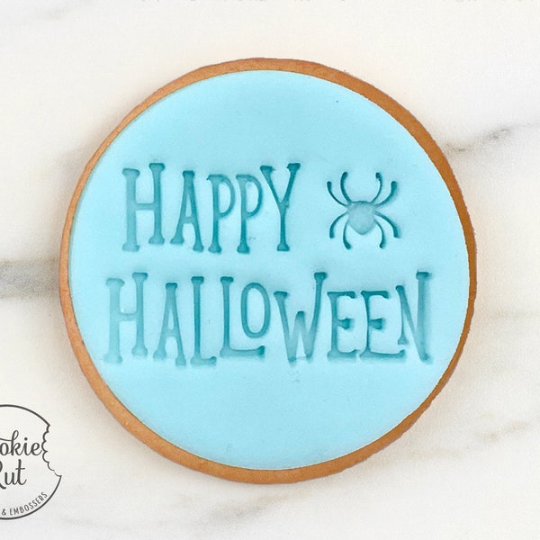 Happy Halloween Style 2 - Halloween Embosser Stamp