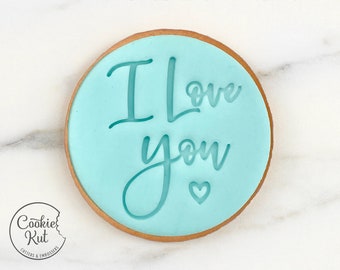 I Love You - Valentine&#39;s Day Embosser Stamp