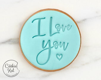 I Love You - Valentine's Day Embosser Stamp