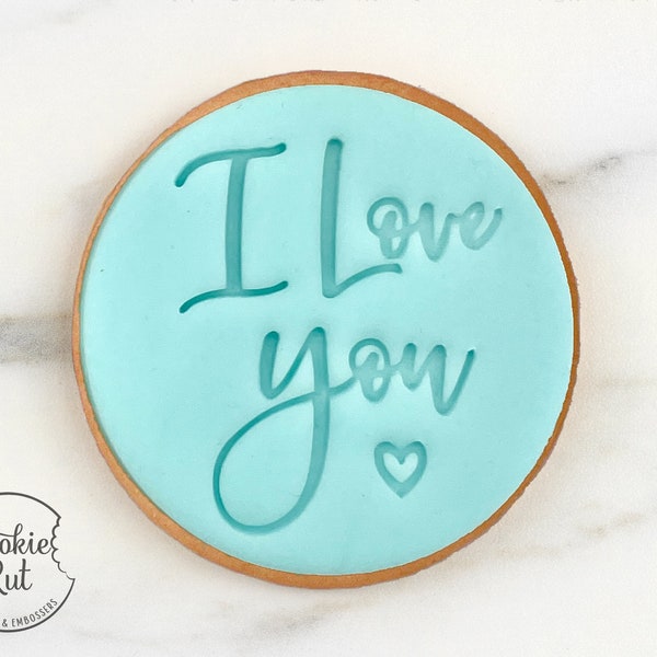 I Love You - Valentine's Day Embosser Stamp