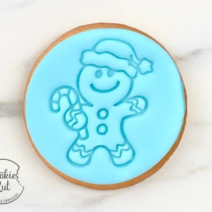 Gingerbread Man - Christmas Fondant Embosser Stamp