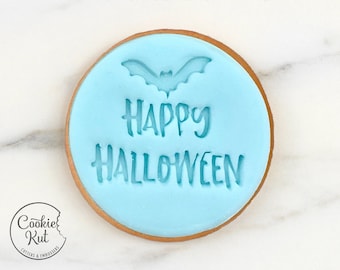 Happy Halloween Style 3 - Halloween Embosser Stamp