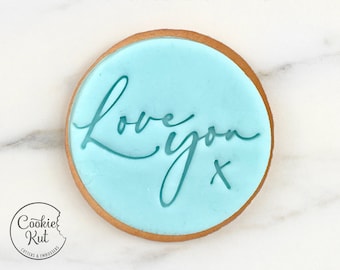 Love You - Valentine&#39;s Day Embosser Stamp