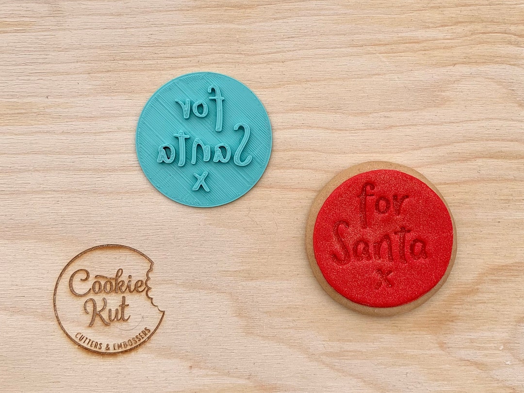 For Santa Christmas Embosser Stamp Etsy