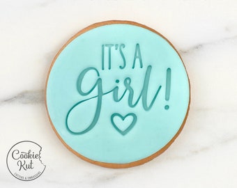 It's A Girl! - Baby Shower Embosser Stamp