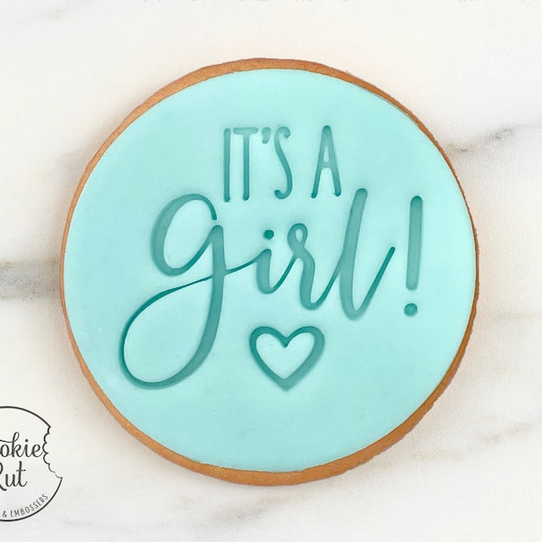 It's A Girl! - Baby Shower Embosser Stamp