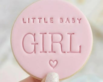 Little Baby Girl - Baby Shower Embosser Stamp