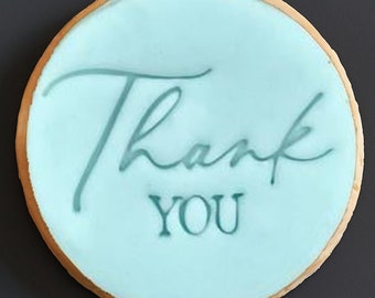 Thank You Style 2 - Embosser Stamp