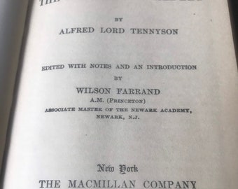 The Princess a Medley book by Alfred Lord Tennyson. 1925