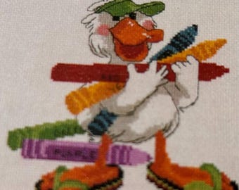 7 Vintage Cross Stitch books: Christmas Stockings, Suzy's Zoo, Cats, Home Cookin’, Carousel, Borders