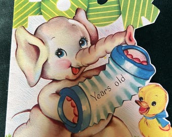 Vintage Valentine's Greeting Card, Puppy Needlework Pattern, Animal Dictionary