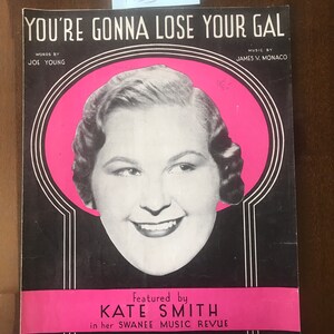 Piano Sheet Music. 14 pieces. 1930-1939