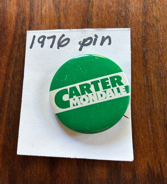 Four campaign pins: Nixon, Carter, Ford, Morse. P… - image 2