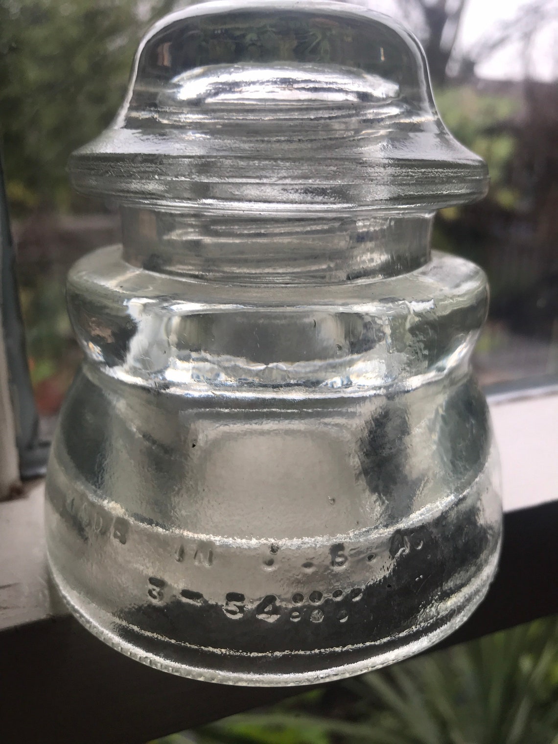 4 Hemingray 45 clear glass insulators 44.25 Etsy