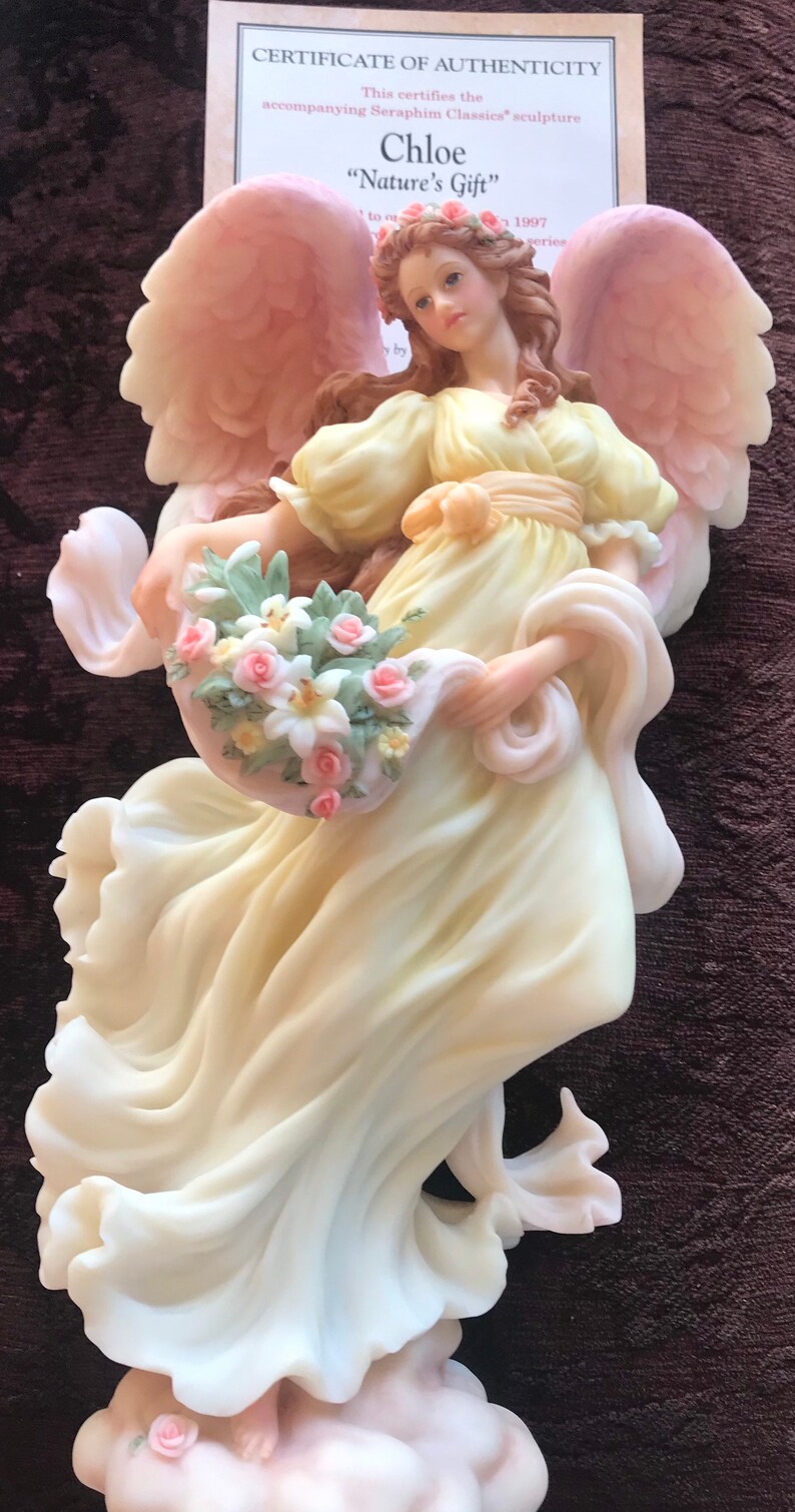 Chloe Seraphim Classics 1997 Angel figurine 12 Etsy