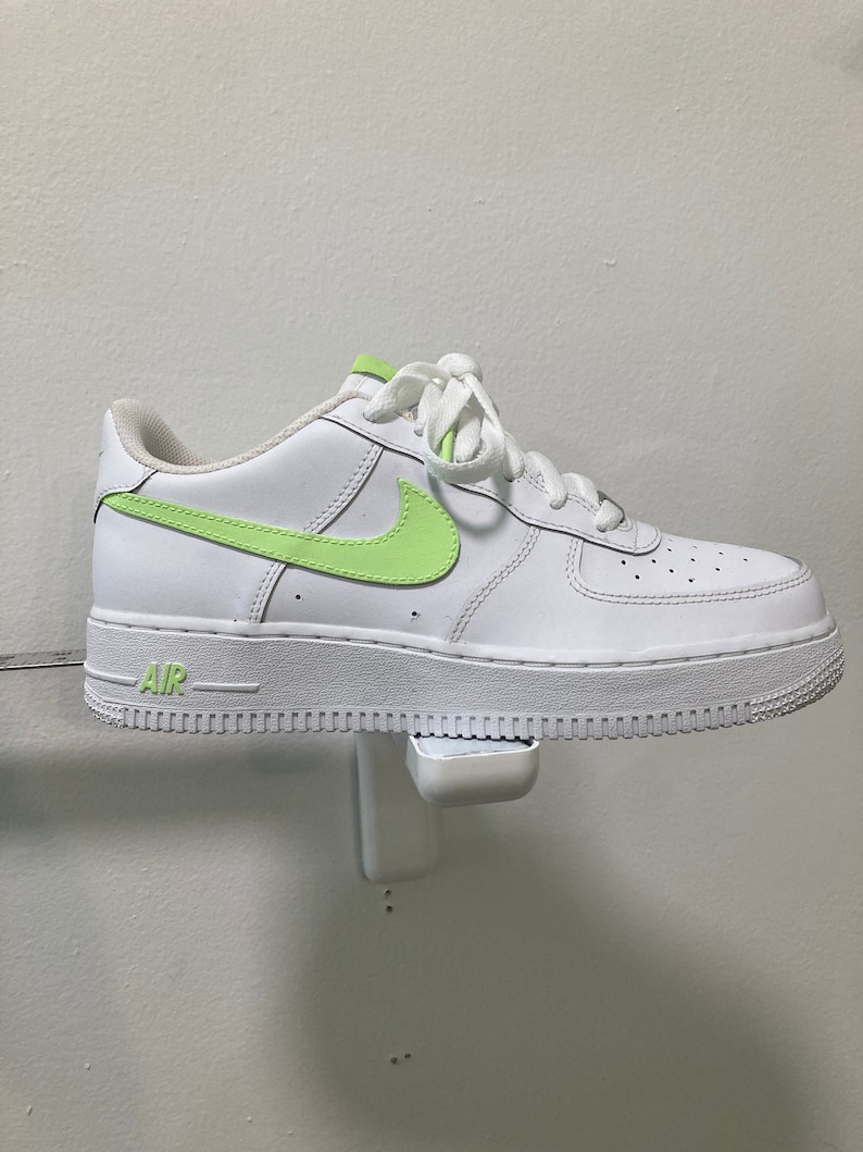 off white nike air force 1 lime green