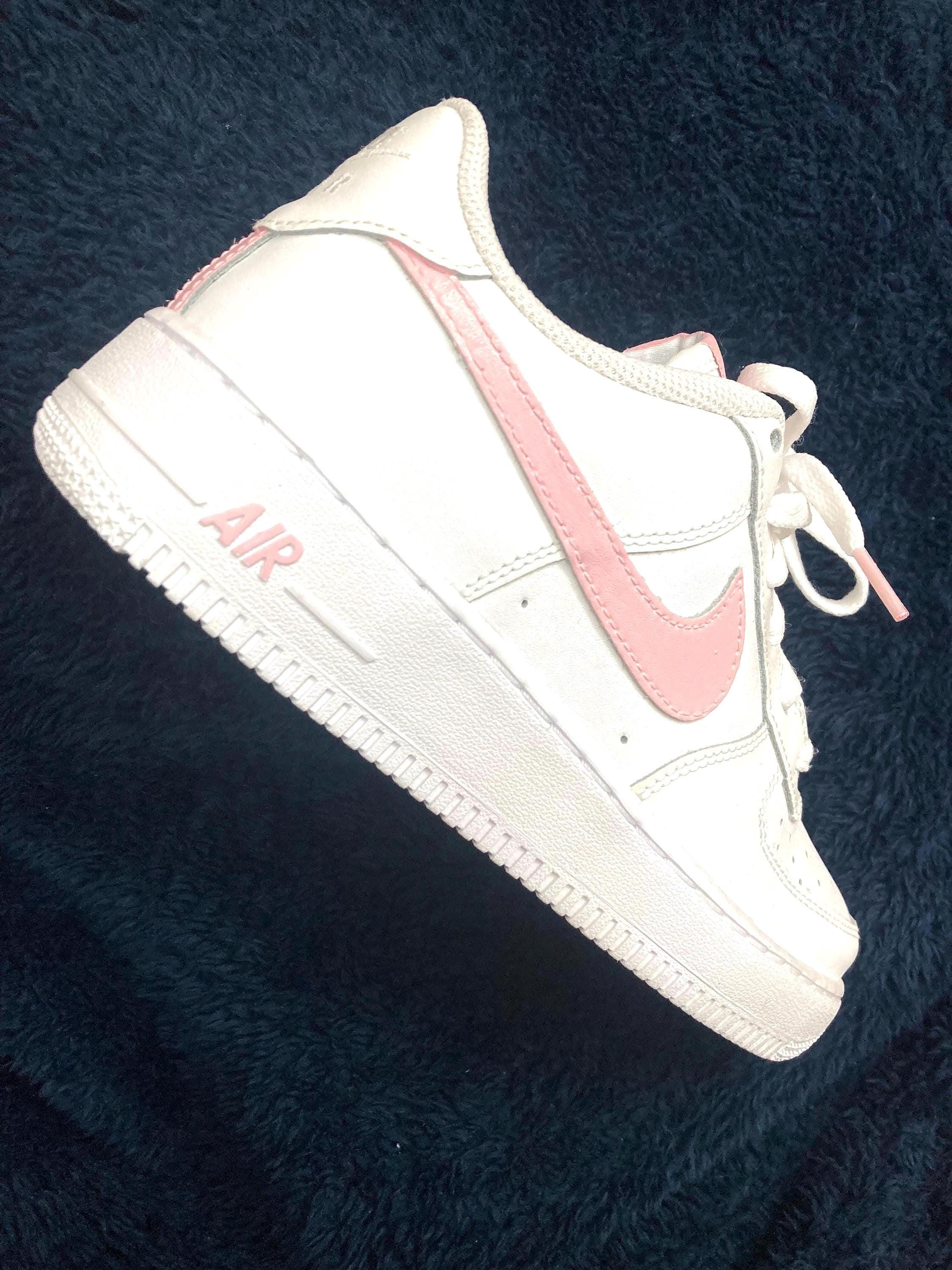 Nike Court Zapatillas Nike Air Force Altas Rosas Zapatillas De