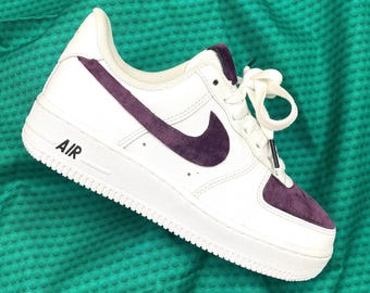 Custom Air Force 1 Purple Cartoon
