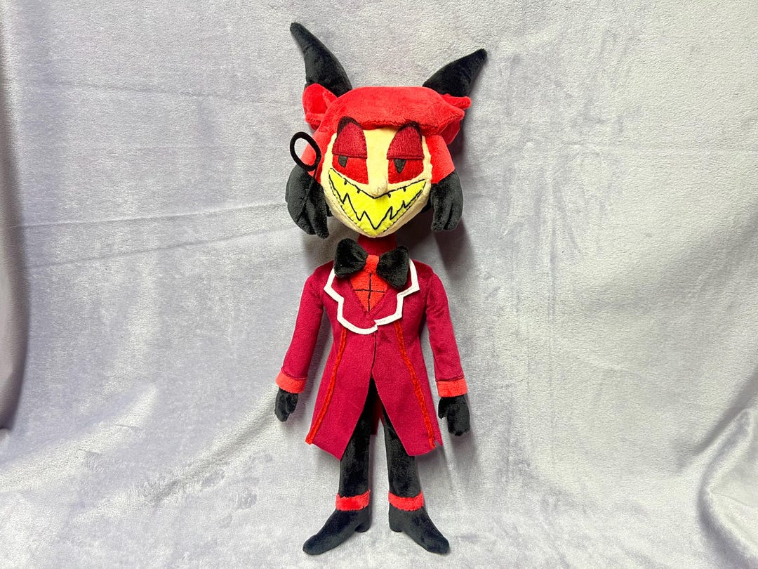 Demon Riley Plush Custom Plush, Commission Plushie, Stylish Fantasy Plush Toy, Red Demon ...
