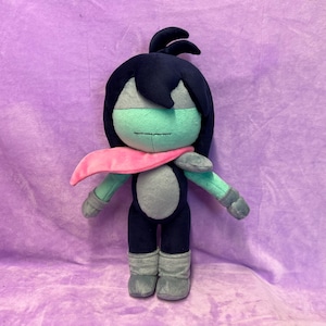 Purple Monster Plush, Handmade Fan Art Inspired by Dark RPG Game Character