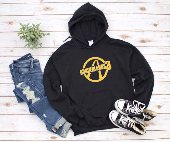 Borderlands 3 Pullover Hoodie Black/White/Grey Options