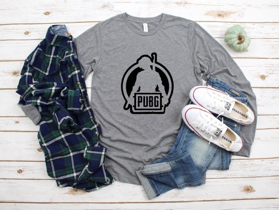 PubG Long Sleeve Black/White/Grey Options