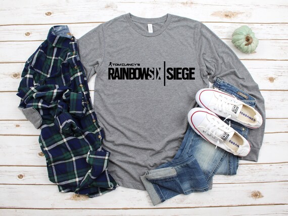 Rainbow Six Siege Long Sleeve Black/White/Grey Options