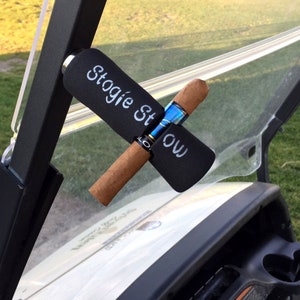Cigar Holder for Golf Cart, Magnetic Mount Cigar Holder, cigar accessory, golf
