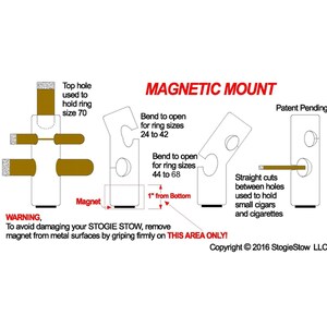 StogieStow Magnetic Mount Cigar Holder image 6