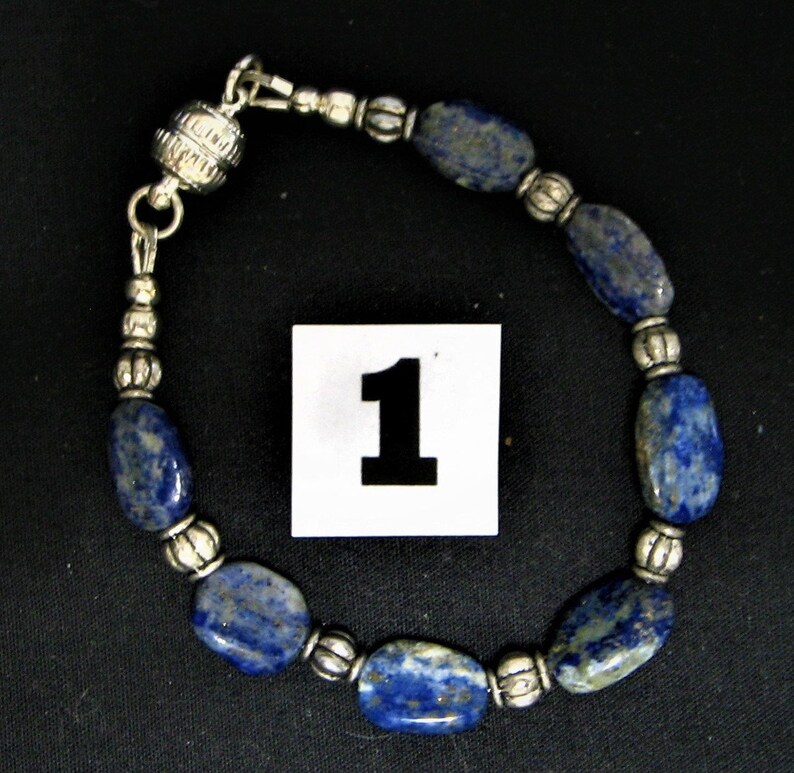 Natural Lapis stone Bracelet Lapis Lazuli Bracelet Semi Precious Stone Bracelet Gemstone Bracelet Bracelet Lapis Lazuli Lapis Bracelet