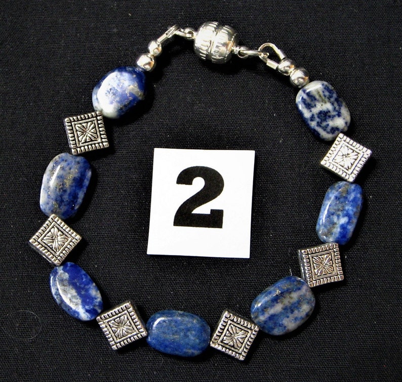 Natural Lapis stone Bracelet Lapis Lazuli Bracelet Semi Precious Stone Bracelet Gemstone Bracelet Bracelet Lapis Lazuli Lapis Bracelet