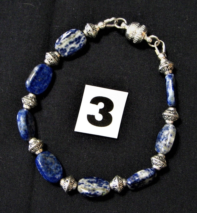 Natural Lapis stone Bracelet Lapis Lazuli Bracelet Semi Precious Stone Bracelet Gemstone Bracelet Bracelet Lapis Lazuli Lapis Bracelet
