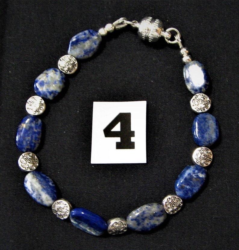 Natural Lapis stone Bracelet Lapis Lazuli Bracelet Semi Precious Stone Bracelet Gemstone Bracelet Bracelet Lapis Lazuli Lapis Bracelet