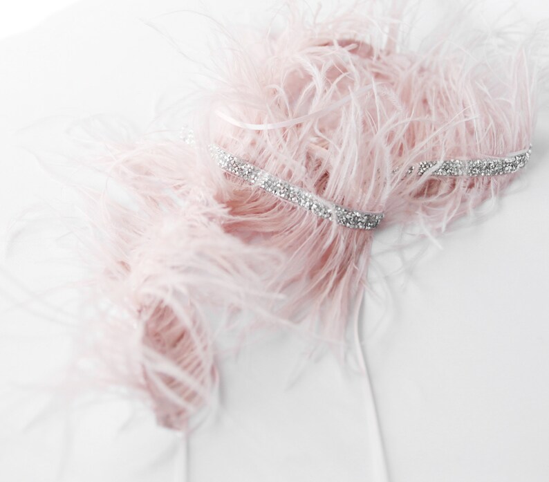 Dark red feather choker collar with rhinestones crystal choker necklace marsala ostrich feather necklace wide maroon BDSM neck piece