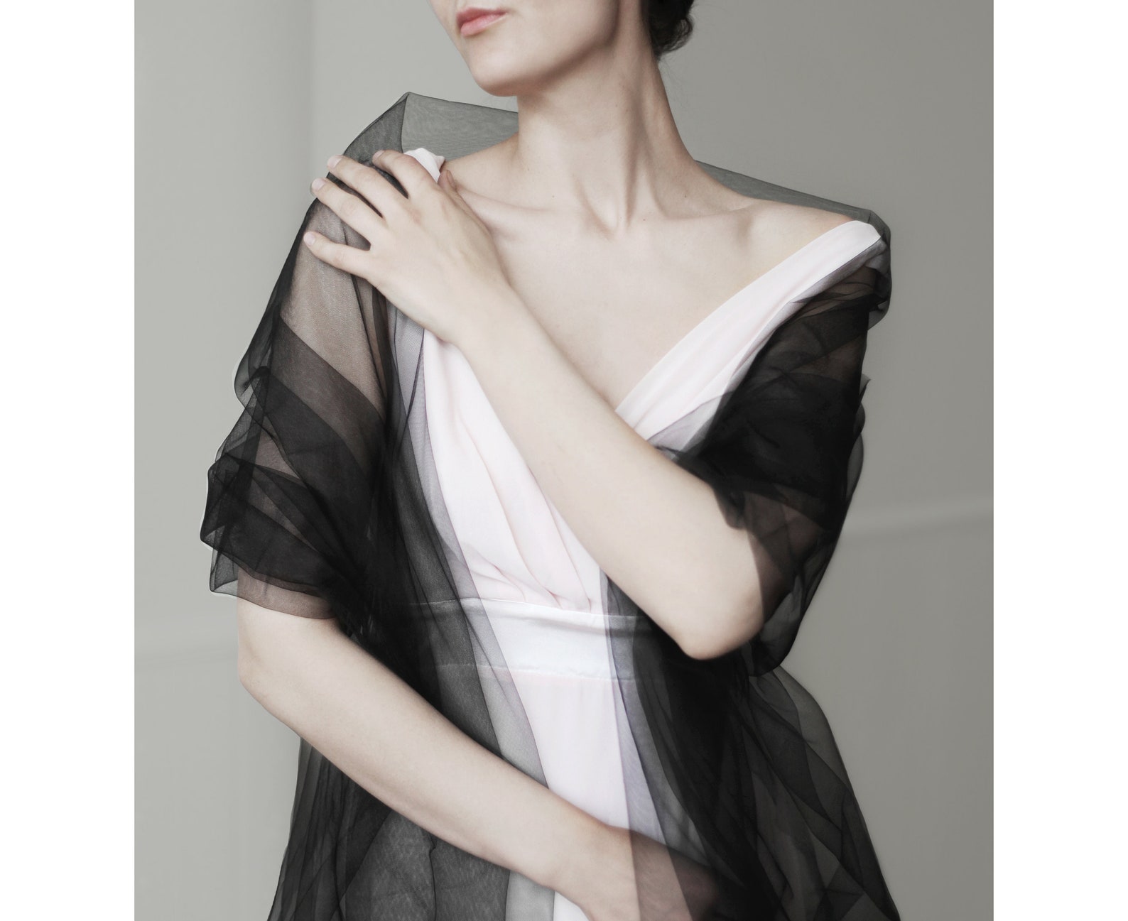 tulle shawls