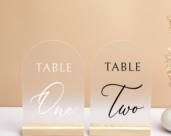 Wedding Table Numbers With Stand,Custom Acrylic Table Numbers,Plexiglass Table sign,Geometric Modern Wedding Decor,Wedding Party Gifts