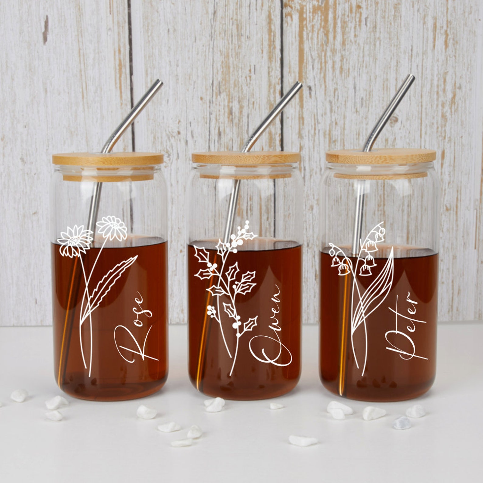 Personalized Iced Coffee Cup With Lidbridesmaid Gifts for Her Etsy