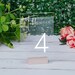 Wedding Table Numbers With Stand,Custom Acrylic table numbers,Plexiglass Table sign,Summer Decor,Geometric Modern Wedding Decor