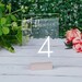 Wedding Table Numbers With Stand,Custom Acrylic table numbers,Plexiglass Table sign,Summer Decor,Geometric Modern Wedding Decor 