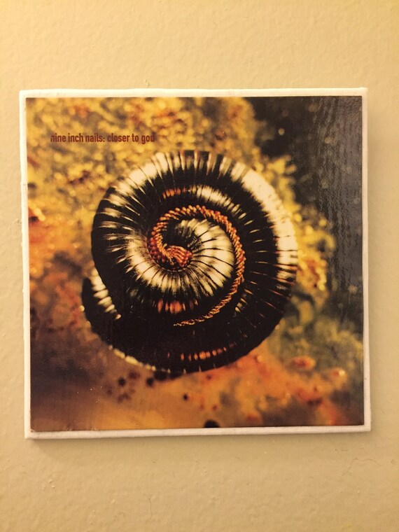 Nine Inch Nails Closer To God Cd Wall Art Etsy