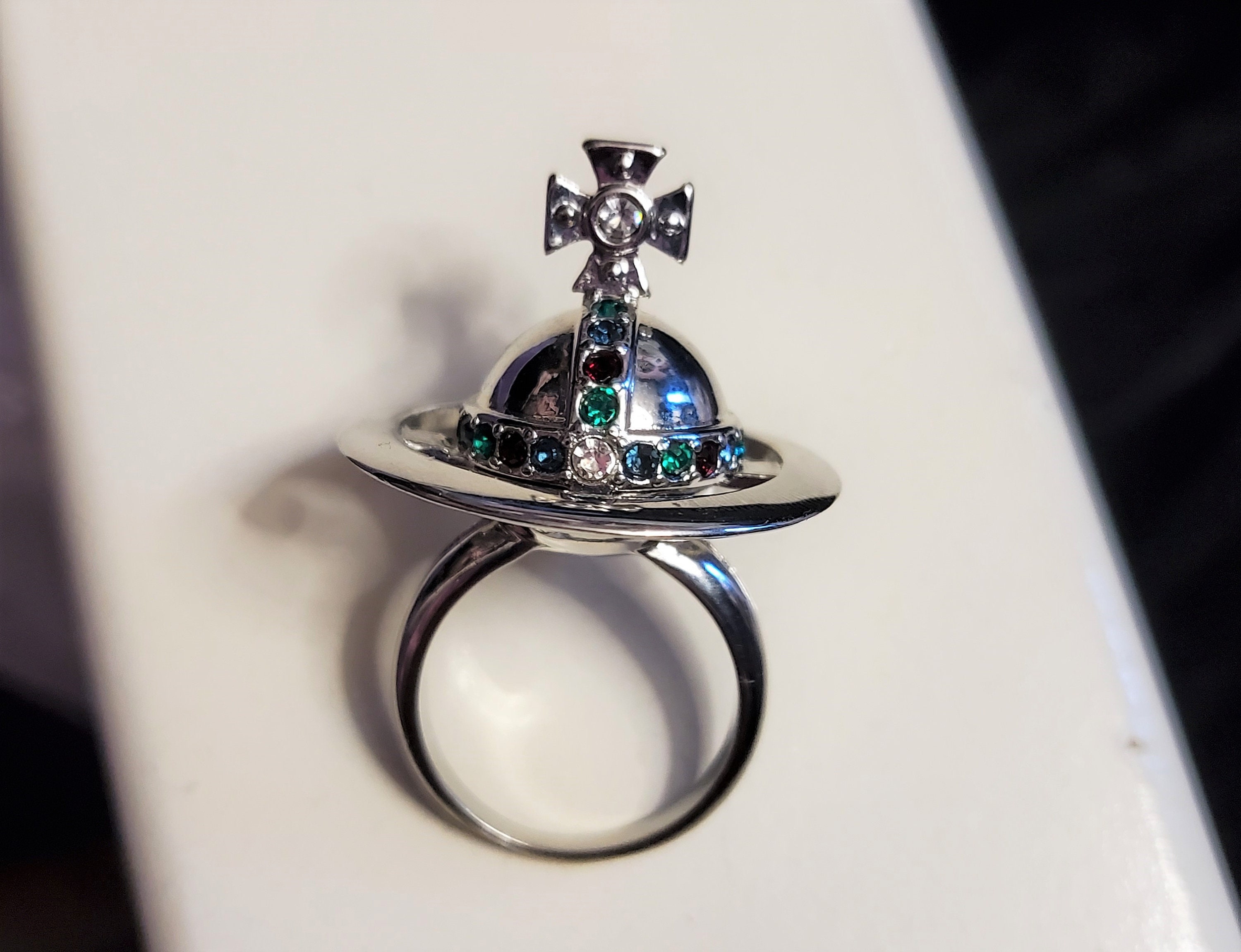 Vivienne Westwood Orb Poison Ring Size Small Silver Nana Vivienne Westwood Orb Poison Ring Size Small Silver Nana