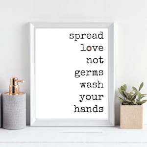 WC Sign, Toilet Sign, Restroom Sign, Funny Toilet Quote Black and White, Printable Bathroom Wall Art, Shelf, Vanity or Home  Decore