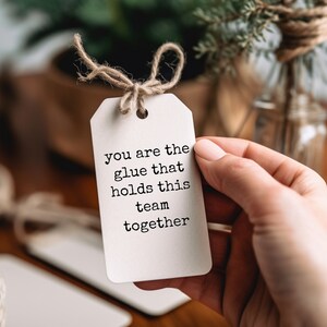 APPRECIATION GIFT TAGS, Coworker, Staff, Team, Employee, Printable, Great Team, Thank You, from Boss, Manager, Supervisor, Recognition