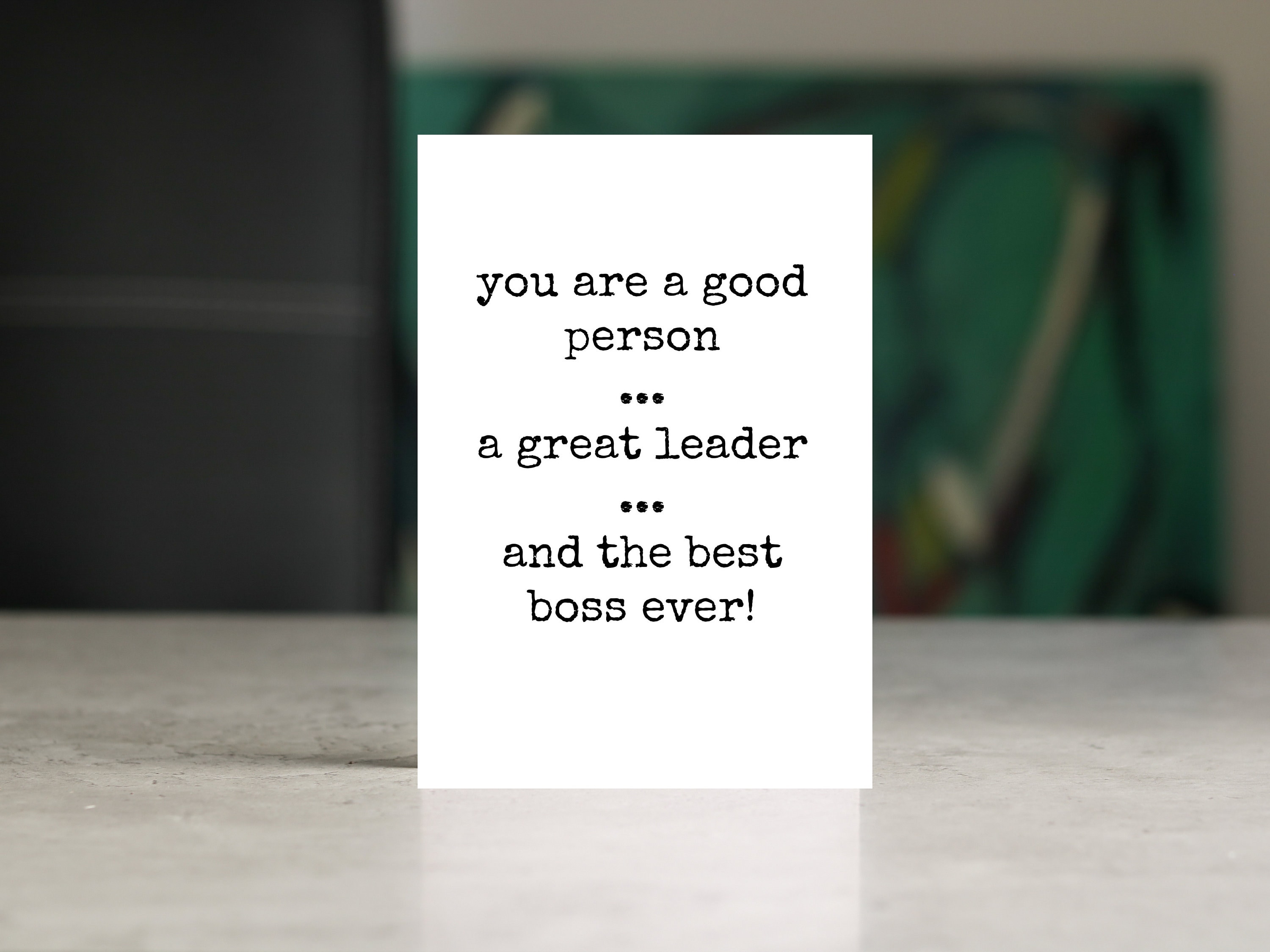 4x6 Boss Appreciation Card PRINTABLE - Il Fullxfull.5874551181 Kvsu 