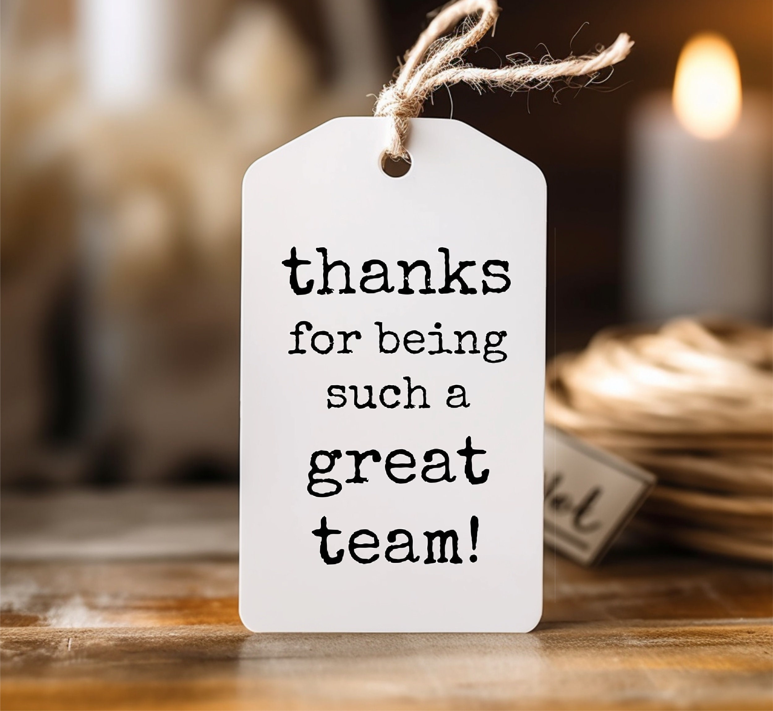 Team Appreciation Gift Tags: Printable Thank You (DOWNLOAD ONLY) - Etsy