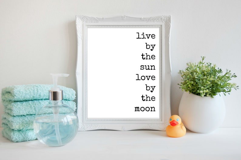 Boho Bathroom Decor Hippie Wall Art Minimal Bathroom - Etsy