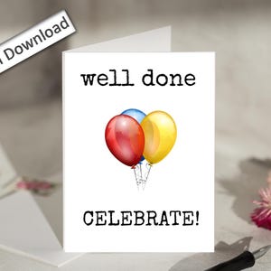 4 x 6, FÉLICITATIONS, Félicitations, Carte à imprimer, Bravo, Réalisation, Encouragement, Étapes importantes, Nouvel emploi, Remise des diplômes, Examens, Célébration