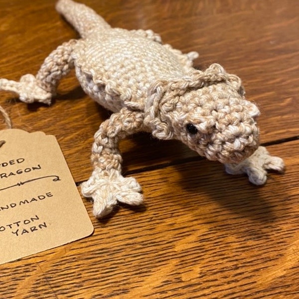 Benny the Bearded Dragon Custom Crochet